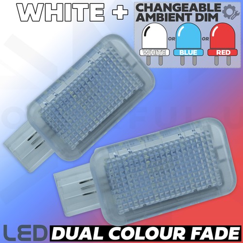 White blue red - 2x, white/blue/red
