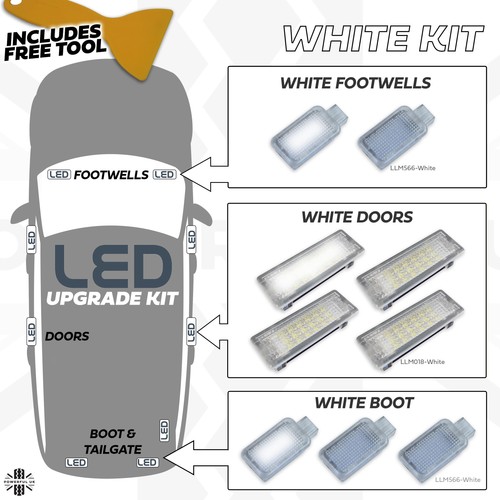 White led interior light - led, kit