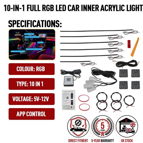 Led rgb car interior - rgb,